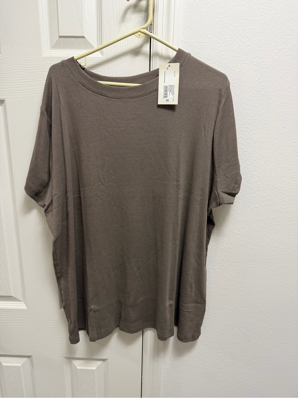 a new day Taupe Short Sleeve Crewneck Tee